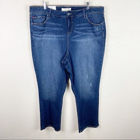 Slinky Brand Denim - Slink Blue Denim Jeans Stretch Skinny High Rise